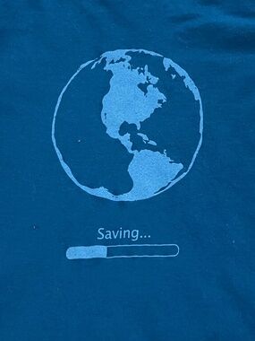 Greenlite Tshirt - Saving our Planet. Juniors Small. NWOT. ORGANIC